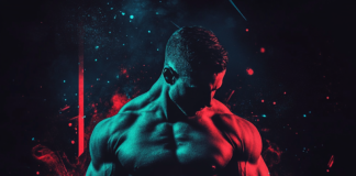 How to Stay Motivated on Your Fitness Journey Featured fitness motivation image of an athlete with a determined expression in a high-performance gym.