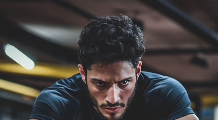 Functional Fitness: Exercises to Improve Daily Performance Featured image of an athlete mastering functional fitness with dynamic, fluid movements in a modern gym.