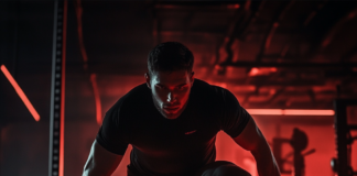 The Science Behind HIIT: Burn Fat Faster and Build Strength Individual demonstrating advanced HIIT training techniques with visual elements highlighting intervals and intensity.