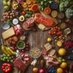 The Ultimate Guide to Nutrient-Packed Meal Plans for Athletes Organized display of nutrient-packed meal plans featuring balanced, healthy dishes for athletes.