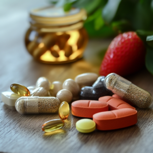 Assortment of pre-workout supplements displayed attractively with clear, modern labels.