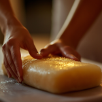 5 Effective Workouts to Sculpt Your Perfect Physique Individual performing recovery techniques with foam roller and stretching exercises in a calm, organized setting.