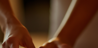 5 Effective Workouts to Sculpt Your Perfect Physique Individual performing recovery techniques with foam roller and stretching exercises in a calm, organized setting.