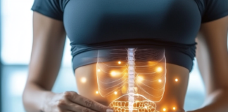 Secrets to Building a Stronger Core and Better Posture Featured image of an individual with a strong core and confident posture in a modern gym setting.