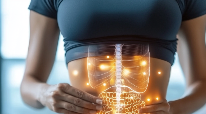 Secrets to Building a Stronger Core and Better Posture Featured image of an individual with a strong core and confident posture in a modern gym setting.