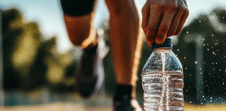 Expert Advice on Preventing and Managing Sports Injuries Collage showing squat technique, hydration, posture coaching, and training metrics journal